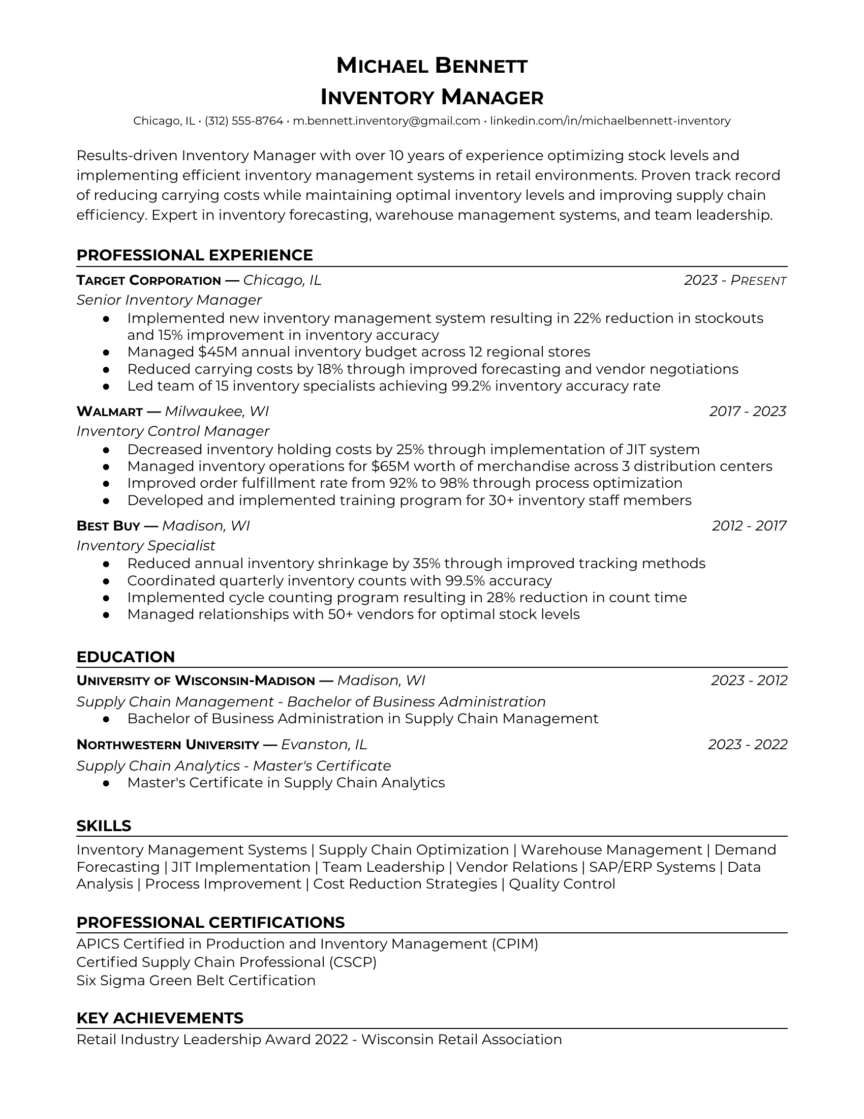 Inventory Manager In Retail Resume Examples Tips For 2025 Careerday inventory-manager-in-retail-resume-examples-tips-for-2025-careerday